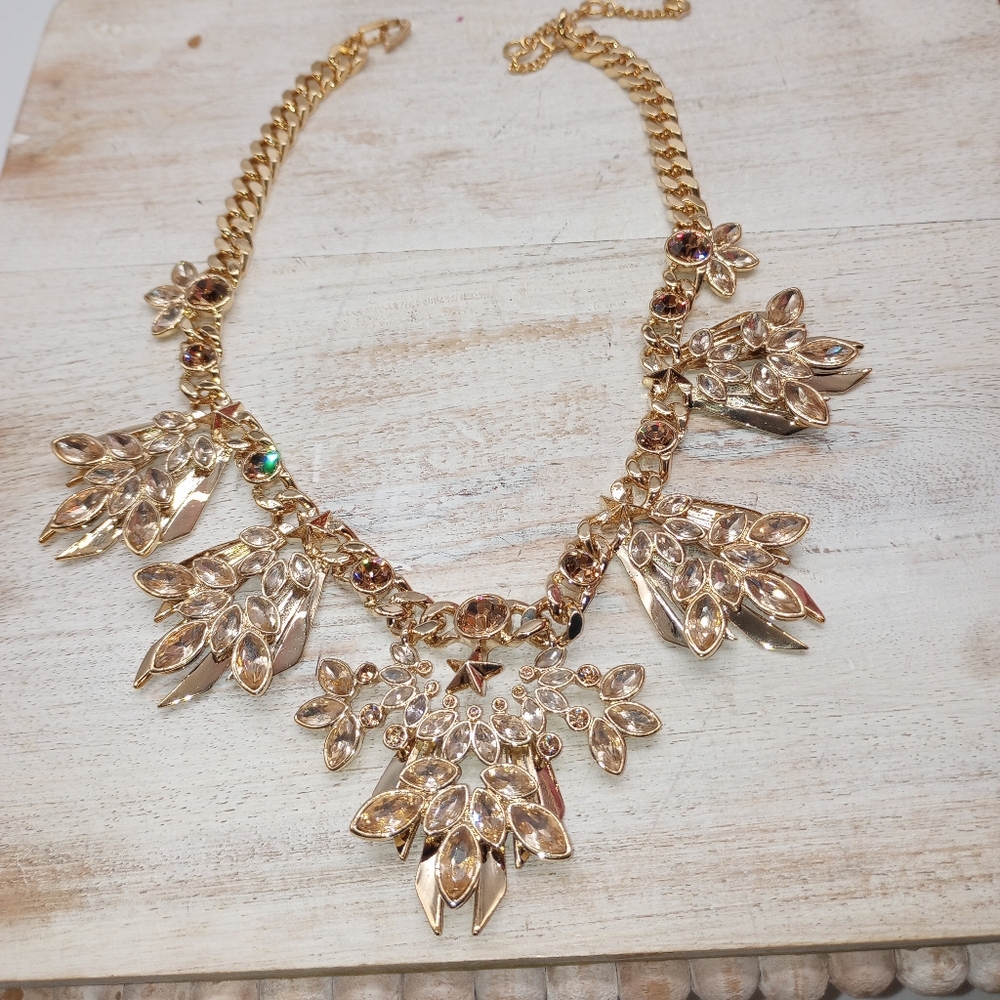 Givenchy Goldtone Statement Necklace - image 1